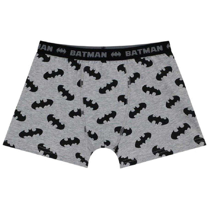 Black-Yellow - Back - Batman Boys Batman Cotton Boxer Briefs (Pack of 3)