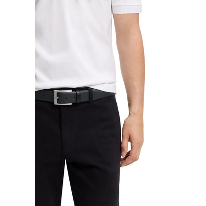 Blue - Side - Valentino Leather Belt