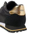 Black - Back - Boss Mens Parkour Leather Running Shoes