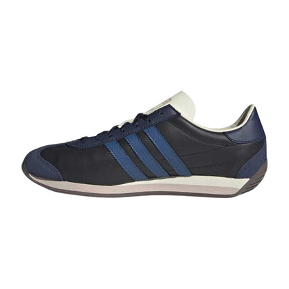 Black Blue - Back - Adidas Mens OG Leather Trainers