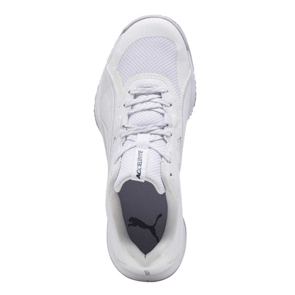 White-Lilac - Side - Puma Womens-Ladies Accelerate Pro Handball Trainers