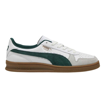 Puma White - Front - Puma Unisex Adult Leather Flat Trainers
