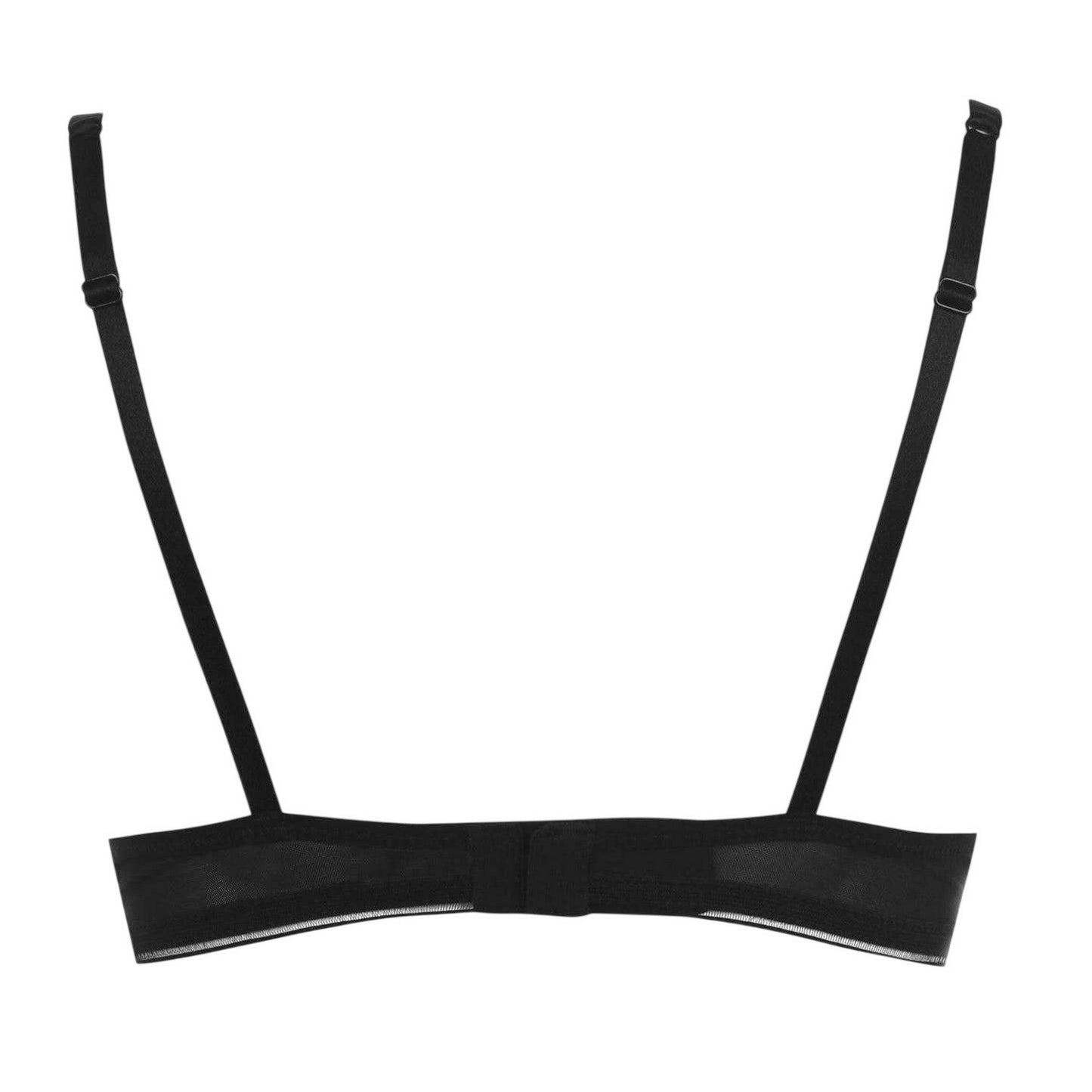 Black - Back - Maison Womens-Ladies Sin Underwired Bra
