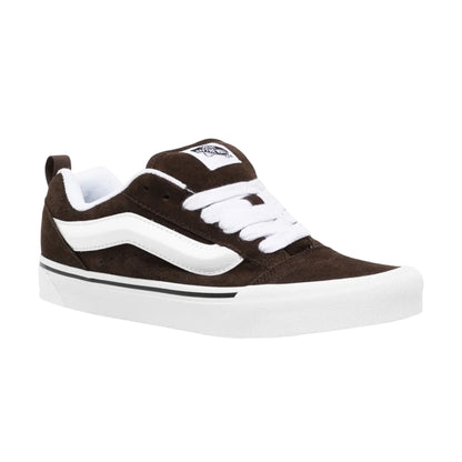 Brown - Lifestyle - Vans Womens-Ladies Knu Skool Suede Trainers