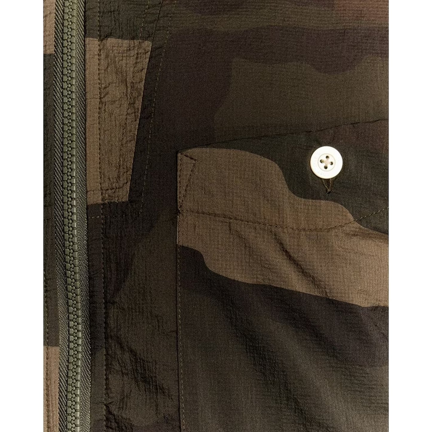 Olive - Lifestyle - Lyle & Scott Mens Camo Cotton Overshirt