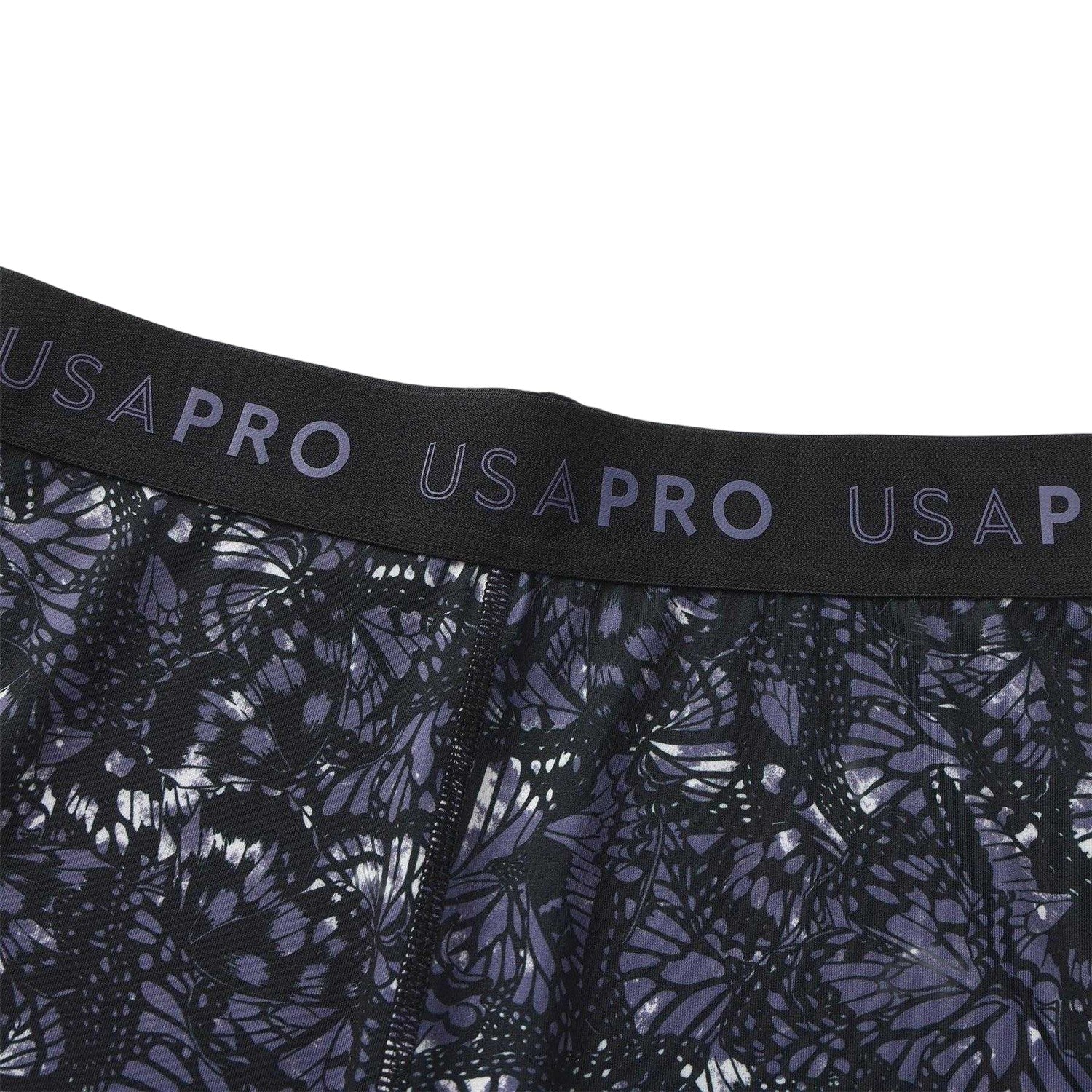 Black - Lifestyle - USA Pro Girls Butterflies Shorts