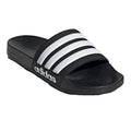 Black-White - Front - Adidas Unisex Adult Adilette Shower Sliders
