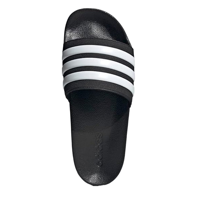 Black-White - Side - Adidas Unisex Adult Adilette Shower Sliders