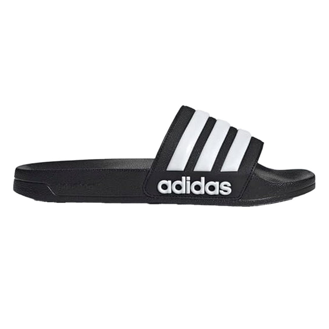 Black-White - Pack Shot - Adidas Unisex Adult Adilette Shower Sliders