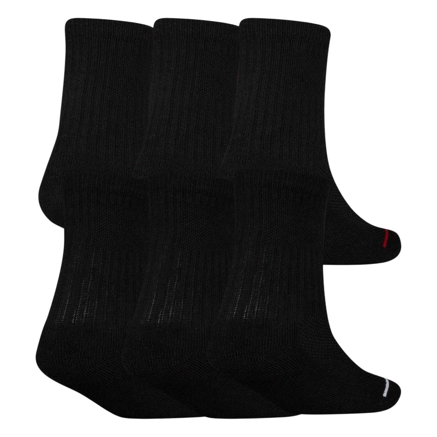 Black - Back - Nike Childrens-Kids Legend Logo Crew Socks (Pack of 6)