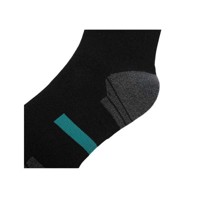 Black - Side - Karrimor Mens Striped Waterproof Crew Socks