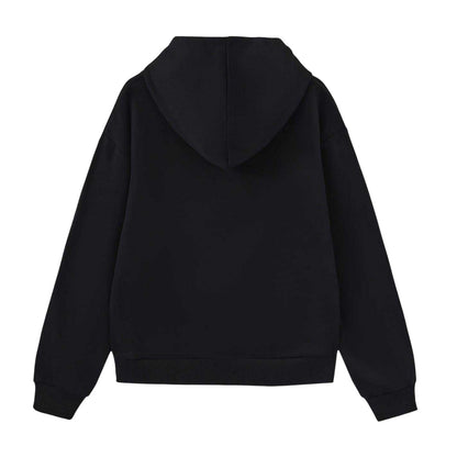 Black - Back - Superman Boys Cotton Blend Hoodie