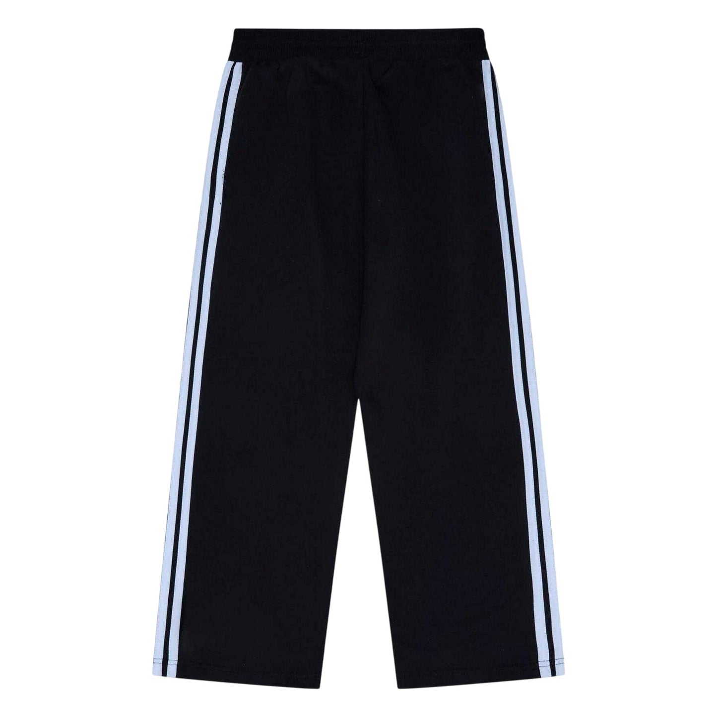 Black - Back - Ellesse Womens-Ladies Cordova 2 Logo Wide Leg Jogging Bottoms