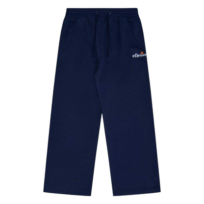 Navy - Front - Ellesse Womens-Ladies Cordova 2 Logo Wide Leg Jogging Bottoms