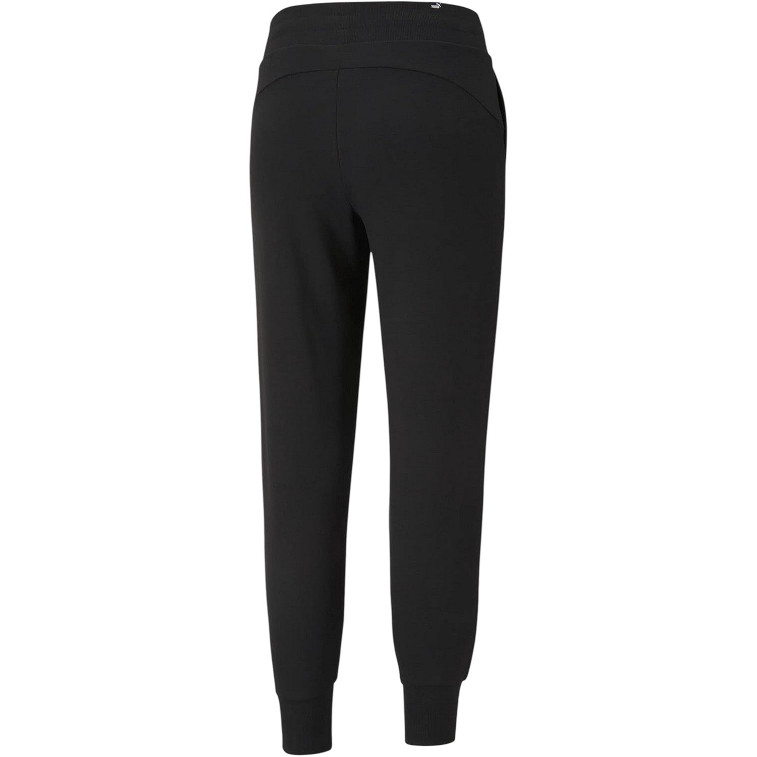 Puma Black - Back - Puma Mens Fleece Plain Joggers