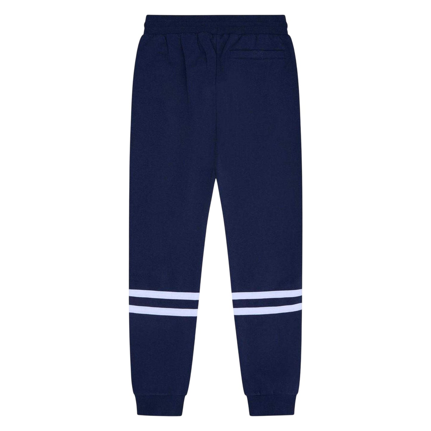 Navy - Back - Ellesse Mens Cordova Fleece Logo Joggers