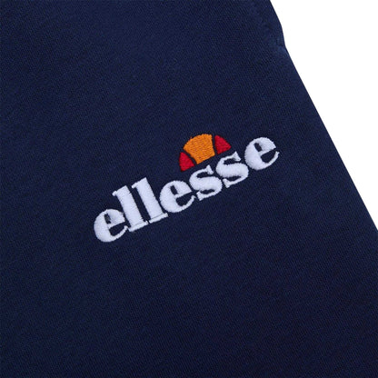 Navy - Side - Ellesse Mens Cordova Fleece Logo Joggers
