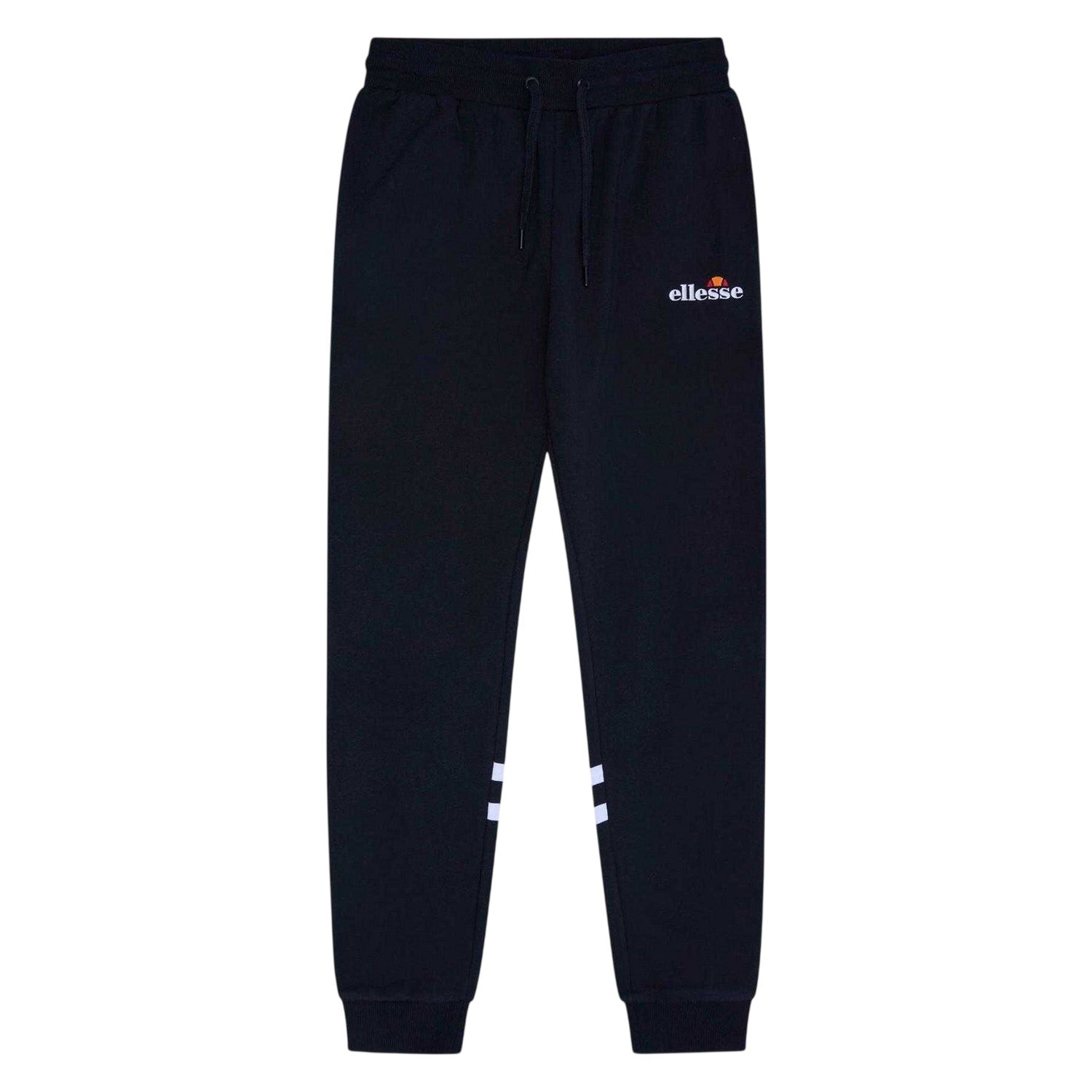 Black - Front - Ellesse Mens Cordova Fleece Logo Joggers