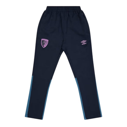 Claret - Back - Castore Childrens-Kids AFC Bournemouth Tapered Joggers