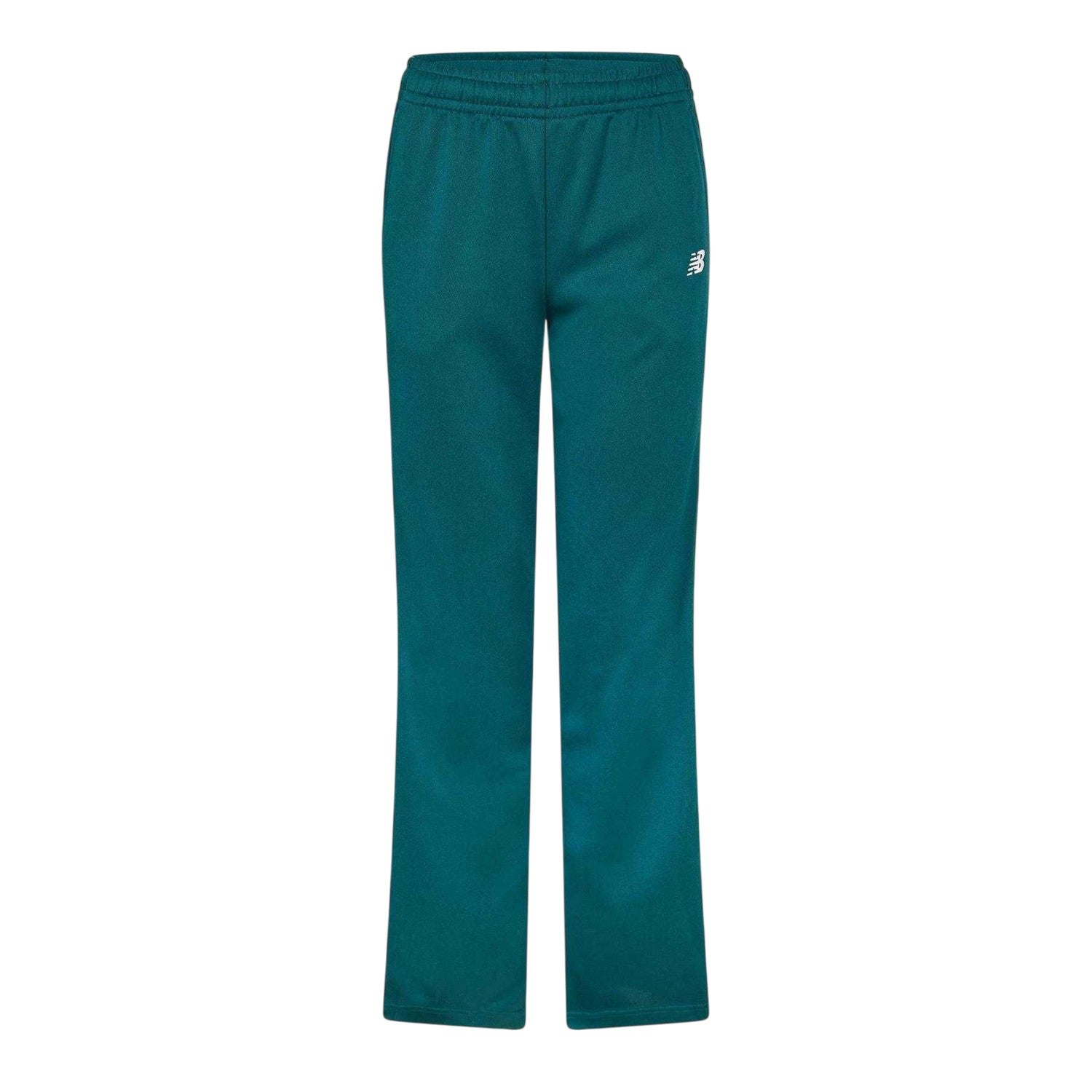 Navy - Front - New Balance Womens-Ladies Fleece Logo Joggers