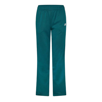 Navy - Front - New Balance Womens-Ladies Fleece Logo Joggers