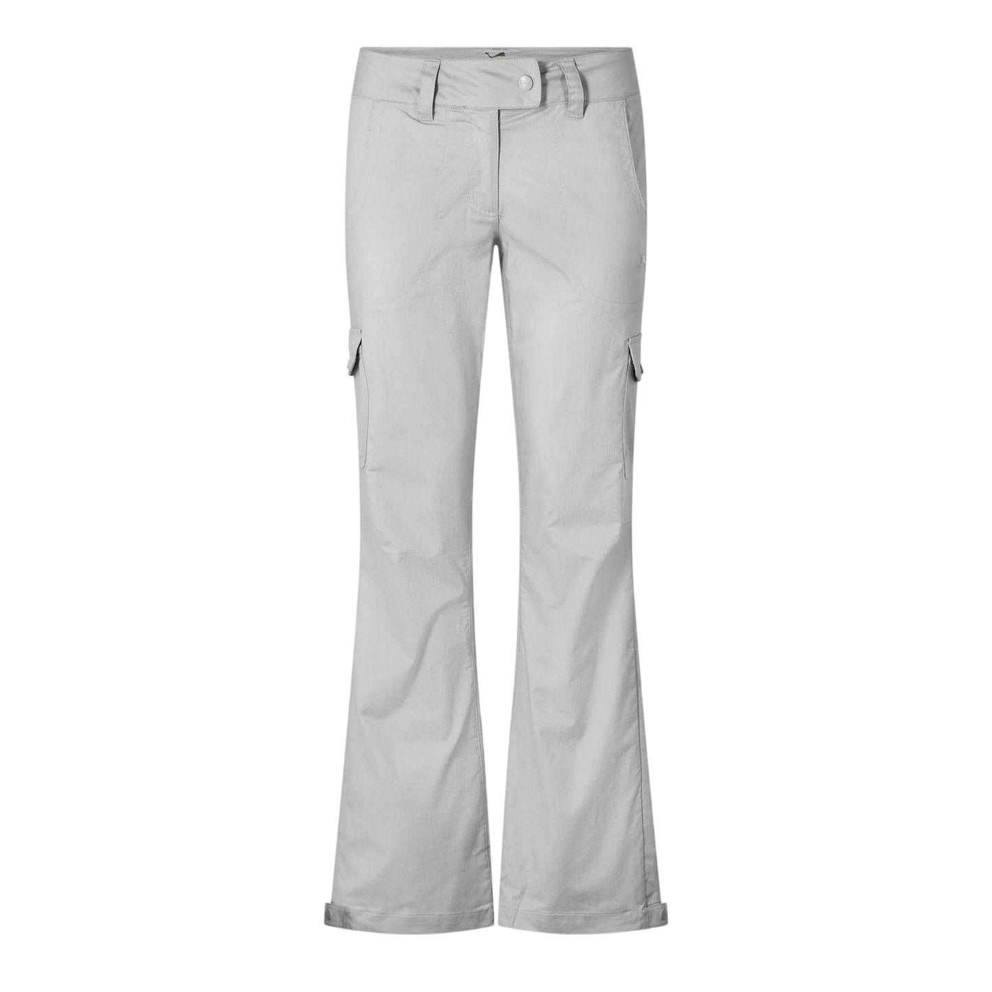 White - Front - Puma Womens-Ladies Herringbone Bootcut Trousers