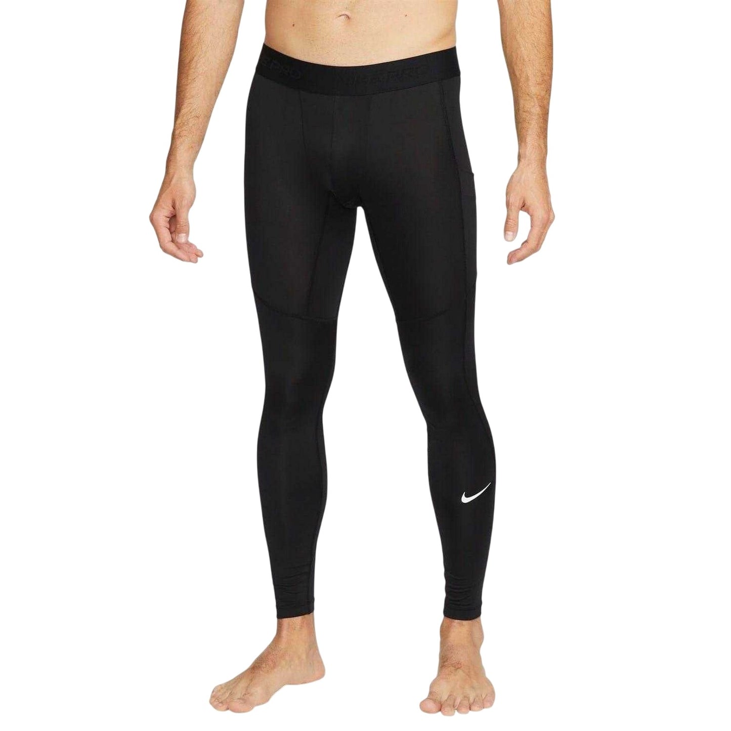 Black - Front - Nike Mens Pro Core Dri-FIT Tights