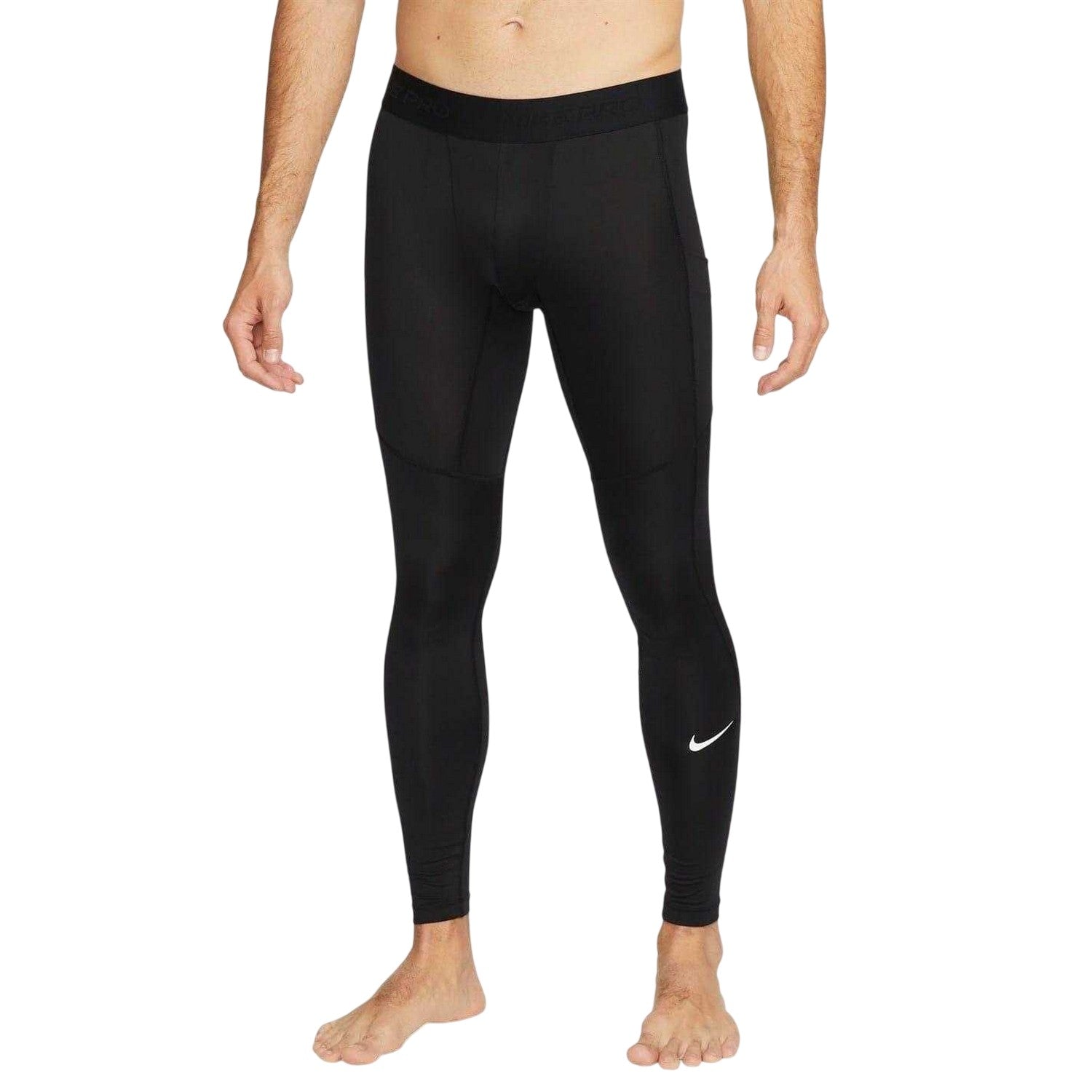 Black - Front - Nike Mens Pro Core Dri-FIT Tights