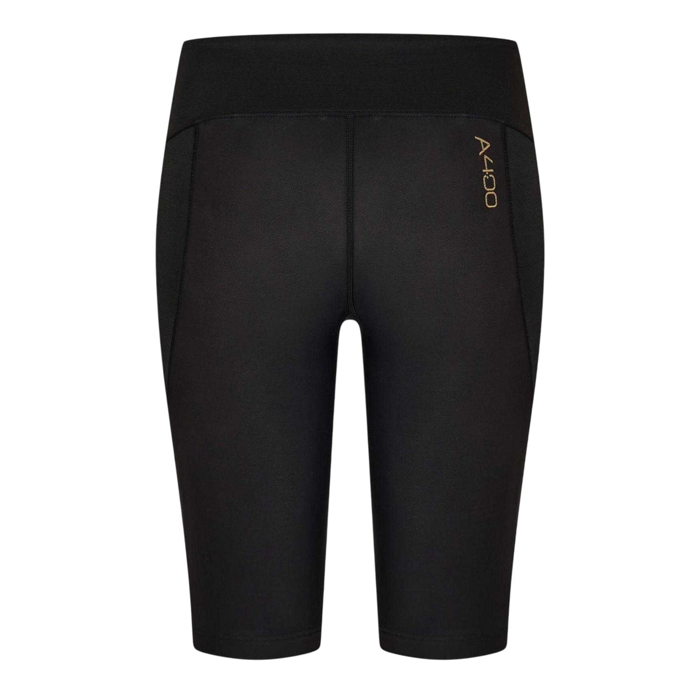 Black - Back - Skins Mens A400 Plain Tights
