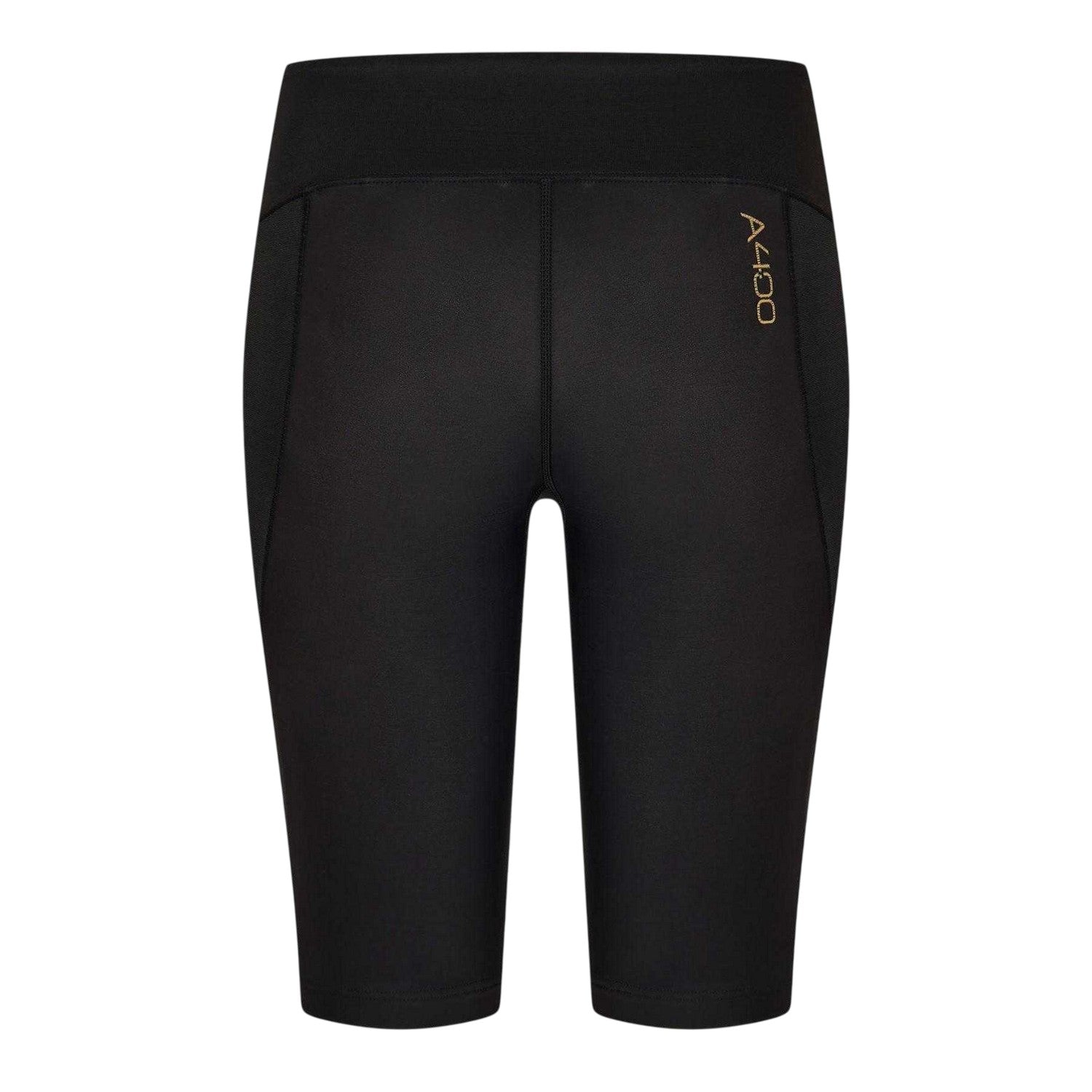 Black - Back - Skins Mens A400 Plain Tights