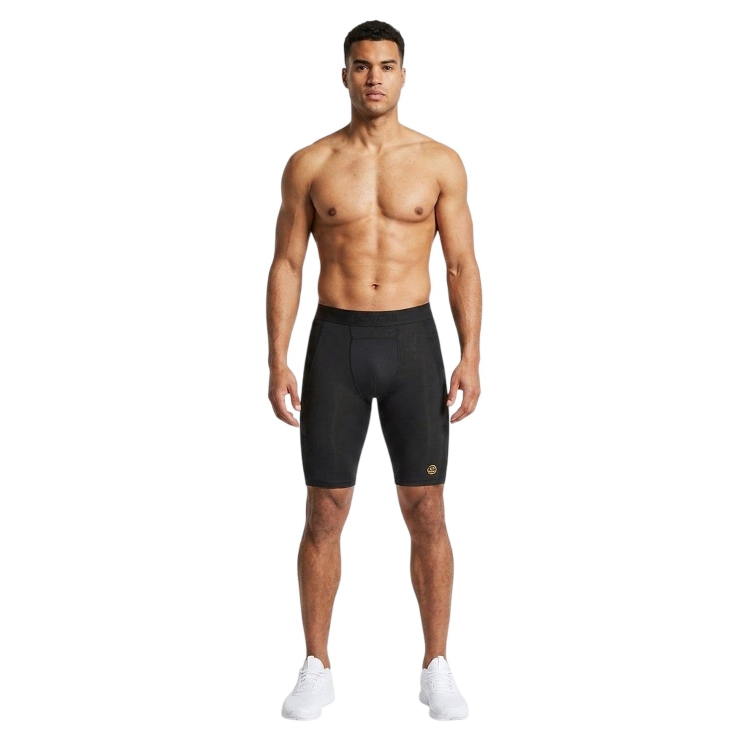 Black - Lifestyle - Skins Mens A400 Plain Tights