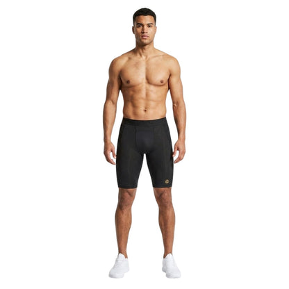 Black - Lifestyle - Skins Mens A400 Plain Tights