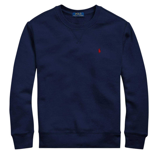 Navy - Front - Ralph Lauren Boys Cotton Sweatshirt