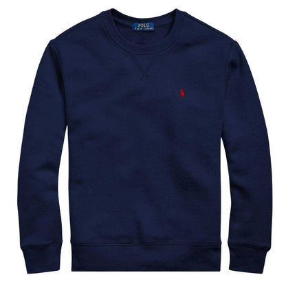 Navy - Front - Ralph Lauren Boys Cotton Sweatshirt