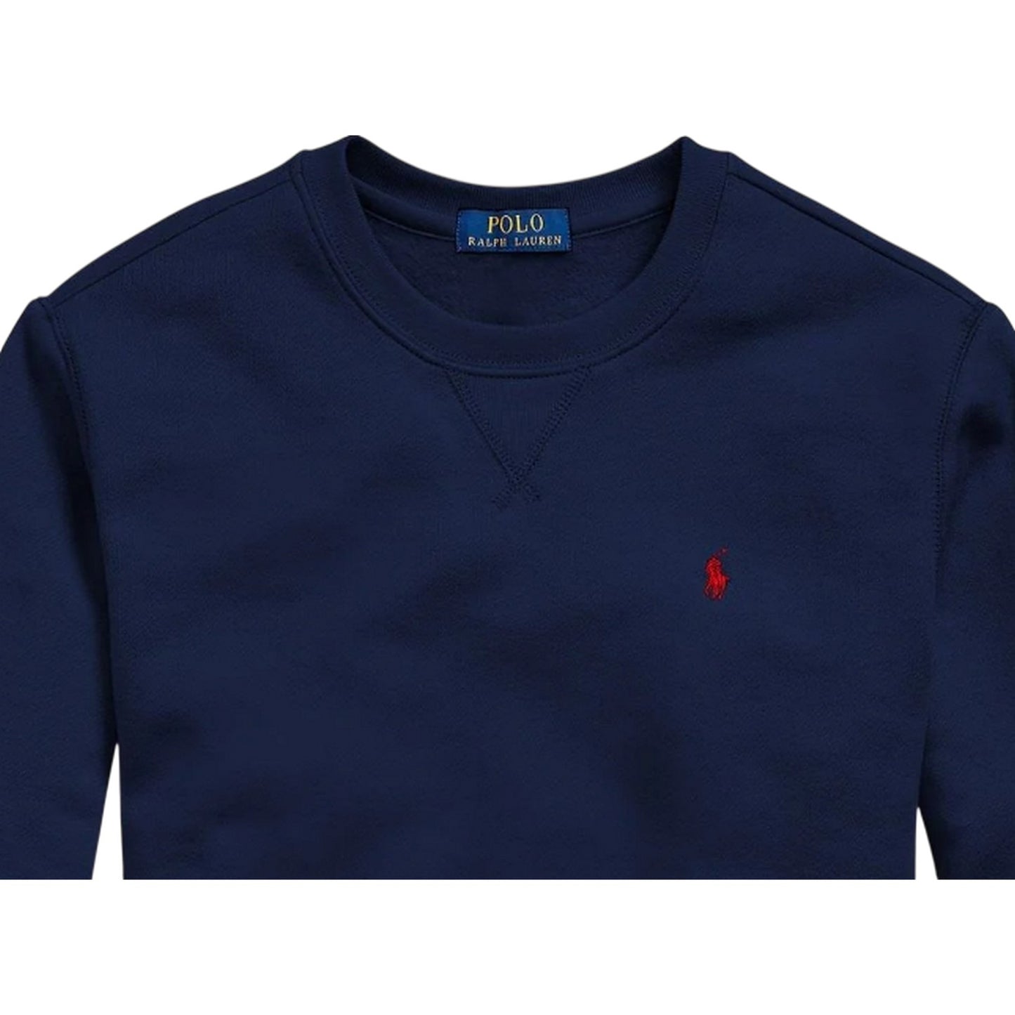 Navy - Side - Ralph Lauren Boys Cotton Sweatshirt