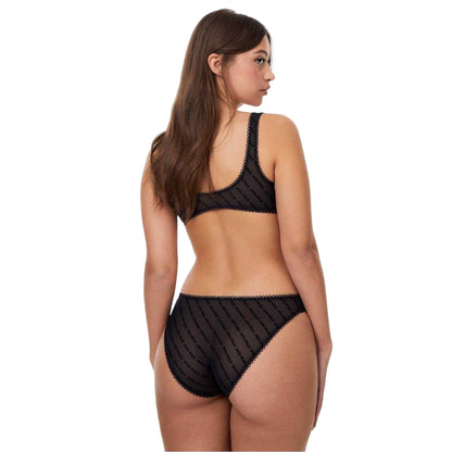 Black - Back - Jack Wills Womens-Ladies Phoebe Nylon Bralette