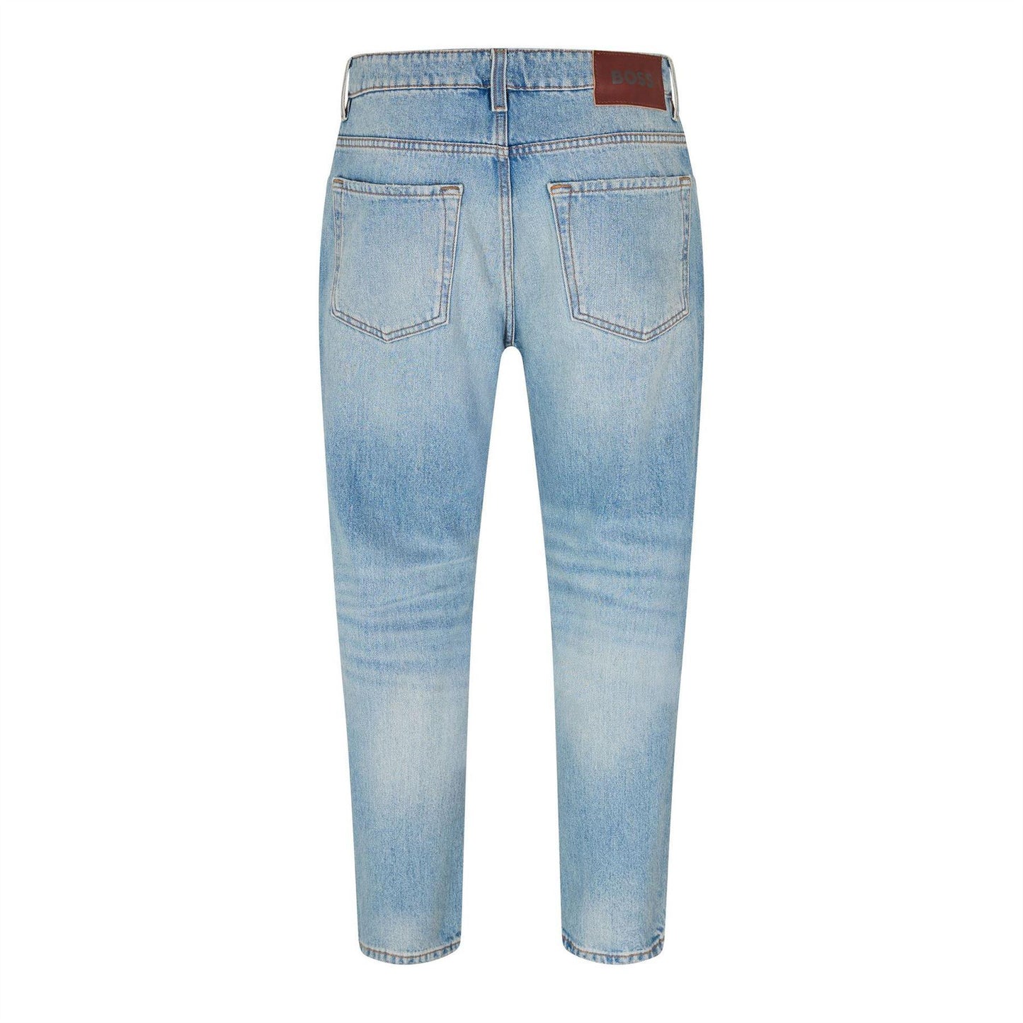 Light Blue - Back - Boss Mens Re.Maine Denim Slim Jeans