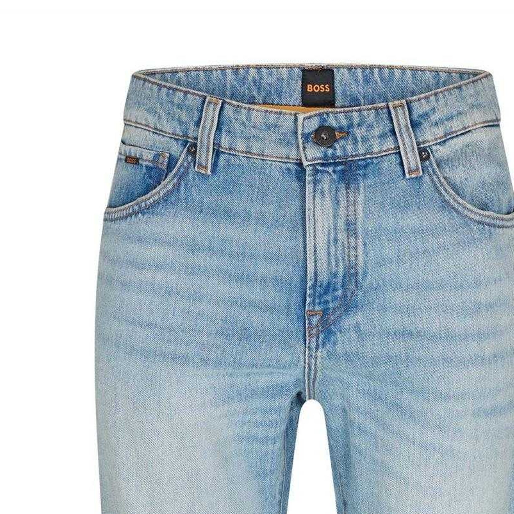 Light Blue - Side - Boss Mens Re.Maine Denim Slim Jeans