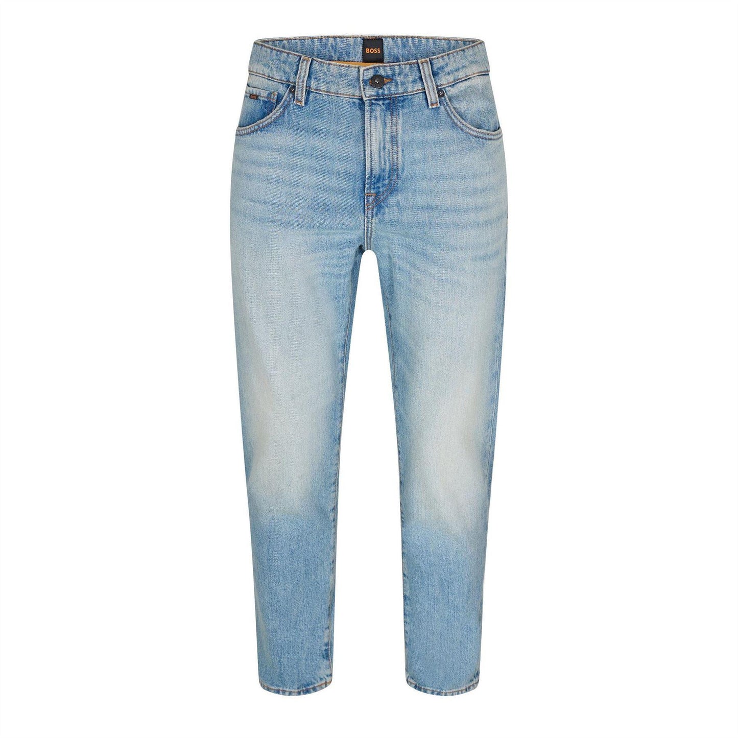 Light Blue - Front - Boss Mens Re.Maine Denim Slim Jeans