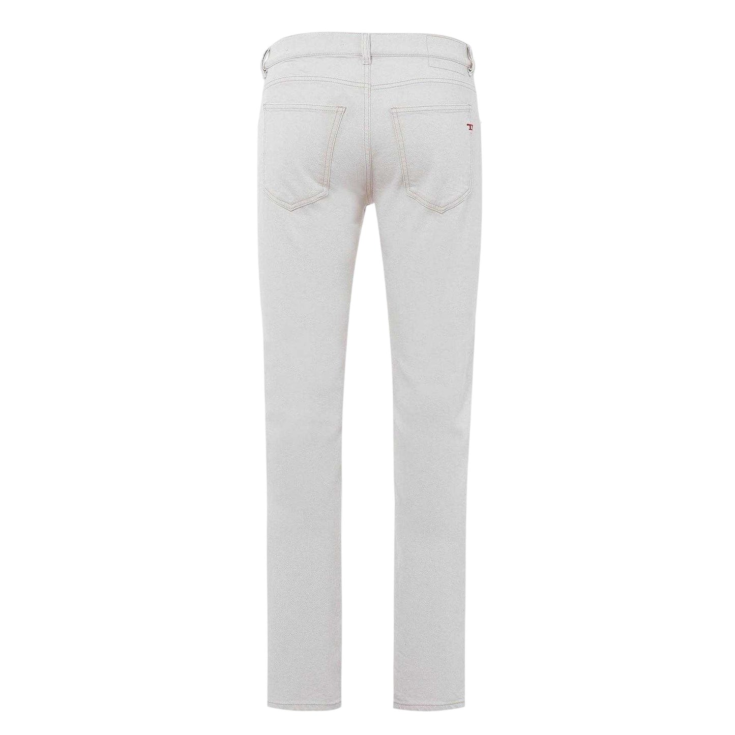 White - Back - Diesel Mens 2019 D-Strukt Denim Mid Rise Slim Jeans