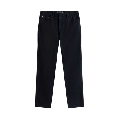 Dark Blue - Front - Tommy Hilfiger Mens Denton Straight Leg Jeans
