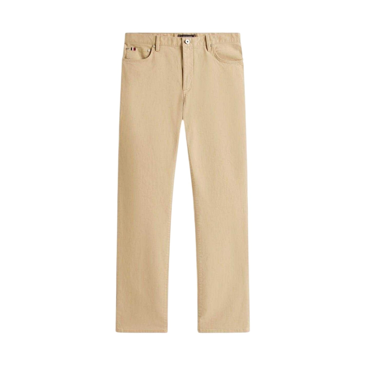 Beige - Front - Tommy Hilfiger Mens Denton Straight Leg Jeans