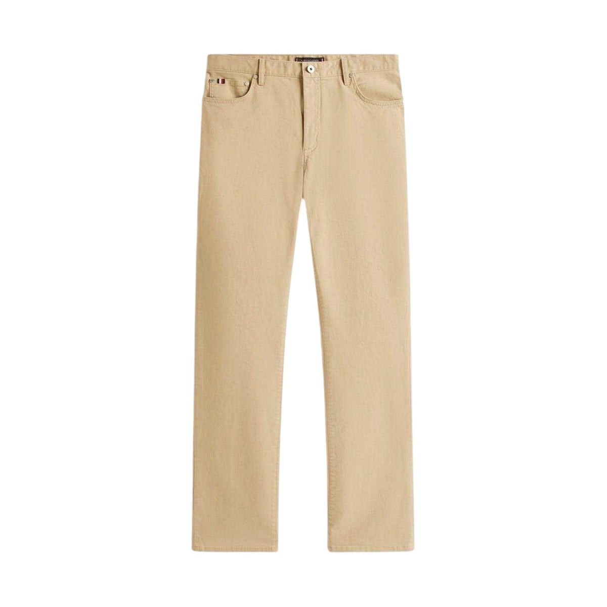 Beige - Front - Tommy Hilfiger Mens Denton Straight Leg Jeans