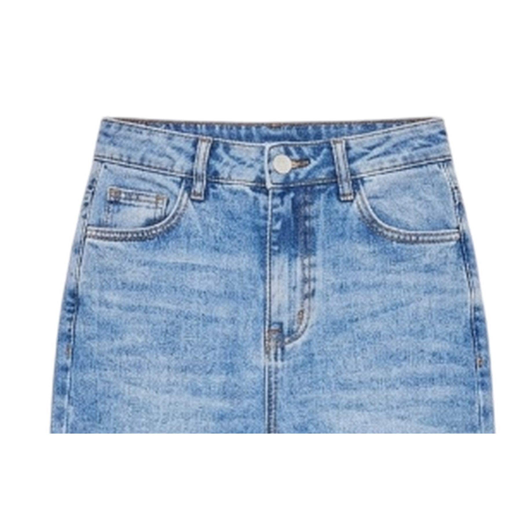 Denim - Side - Missy Empire Womens-Ladies Washed Ripped Straight Leg Jeans
