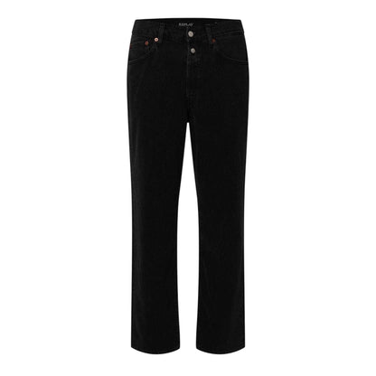 Black - Front - Replay Mens 9zero1 Denim Straight Leg Jeans