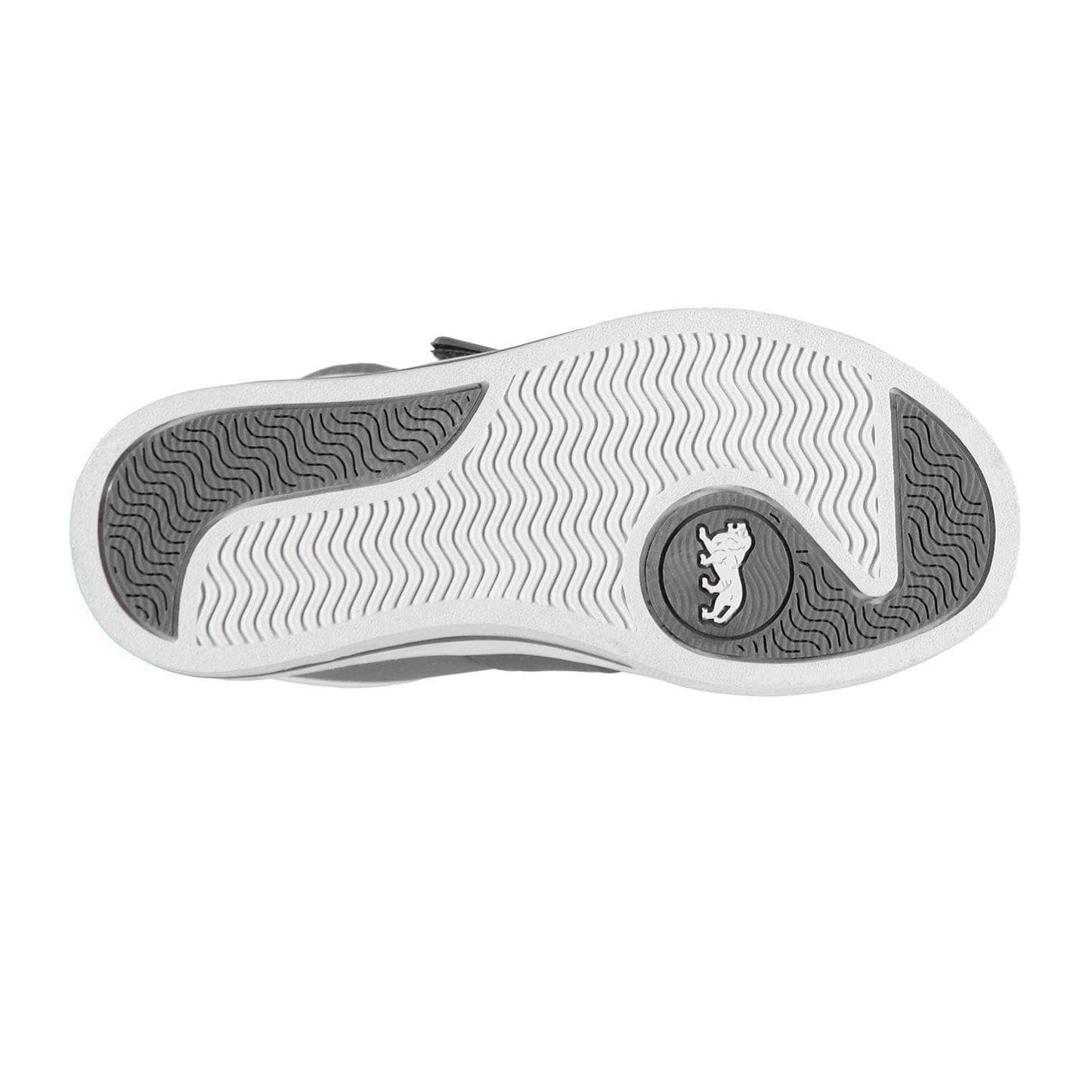 Grey - Lifestyle - Lonsdale Childrens-Kids Latimer Leather Trainers