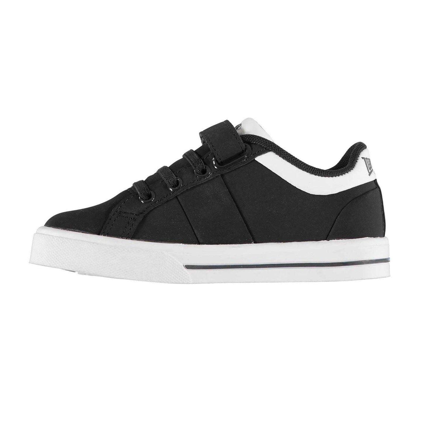 Navy - Back - Lonsdale Childrens-Kids Latimer Leather Trainers