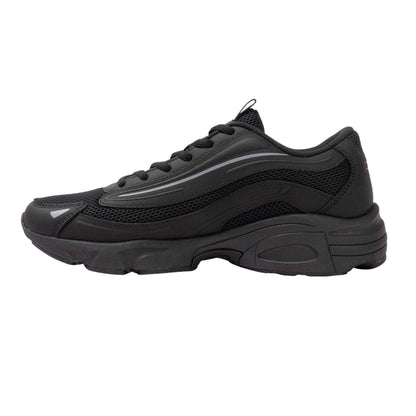 Black - Back - Kappa Mens Nerito Logo Trainers