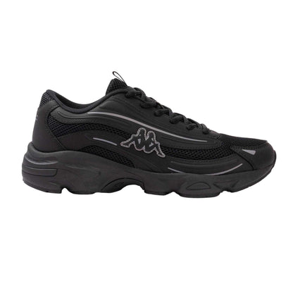 Black - Front - Kappa Mens Nerito Logo Trainers