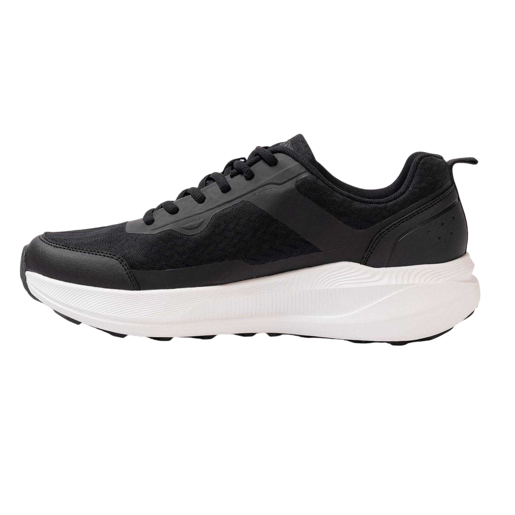 Black-White - Back - Kappa Mens Ripa Logo Low Cut Trainers